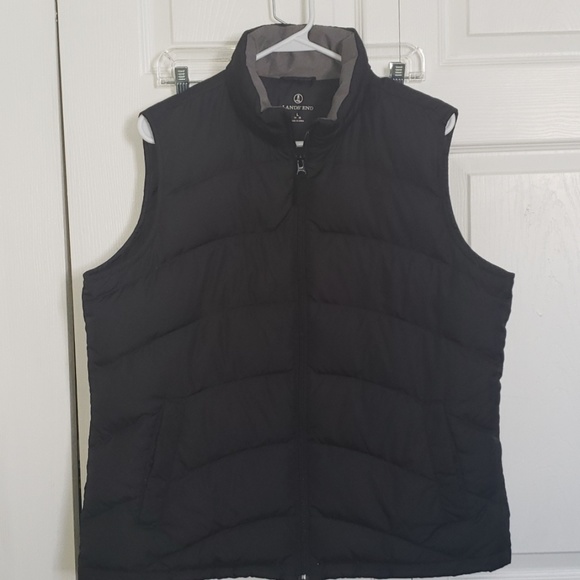 Lands' End Jackets & Blazers - Black Land's End Down Vest Lands' End Jackets & Blazers - Black Land's End Down Vest